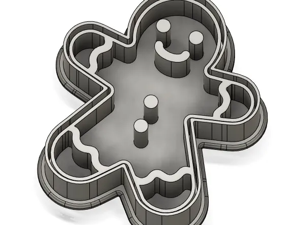 Gingerbread cookie cutter