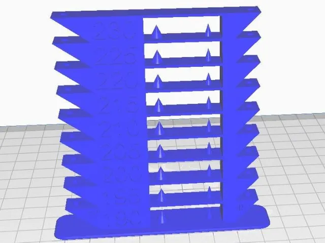 Ender 3 CR10 PLA Petg temp tower Gcode