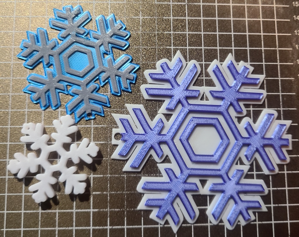 Snowflake ornaments