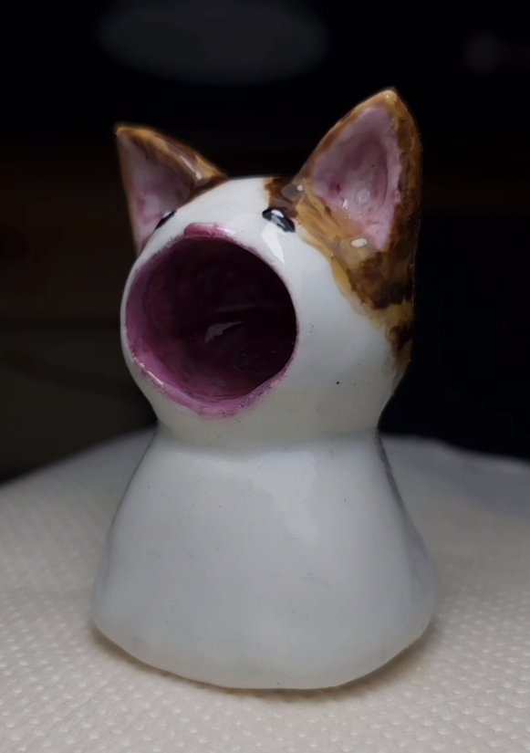 Popcat, Meme cat sculpture