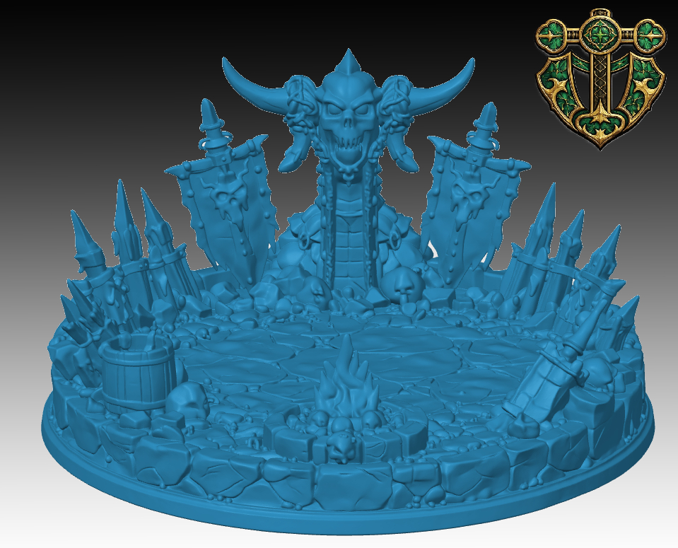 Orc Lair Mininature Base