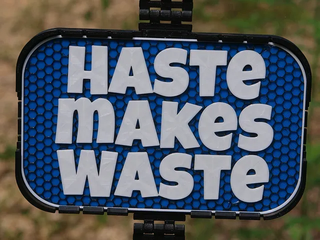 Haste makes Waste sign