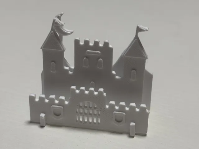 Knights Castle - Kit Card (2 Colours, Slot-Together, No Glue)
