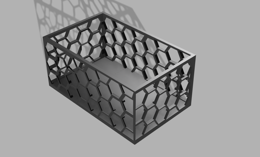 Box with hexagonal walls V1.5
