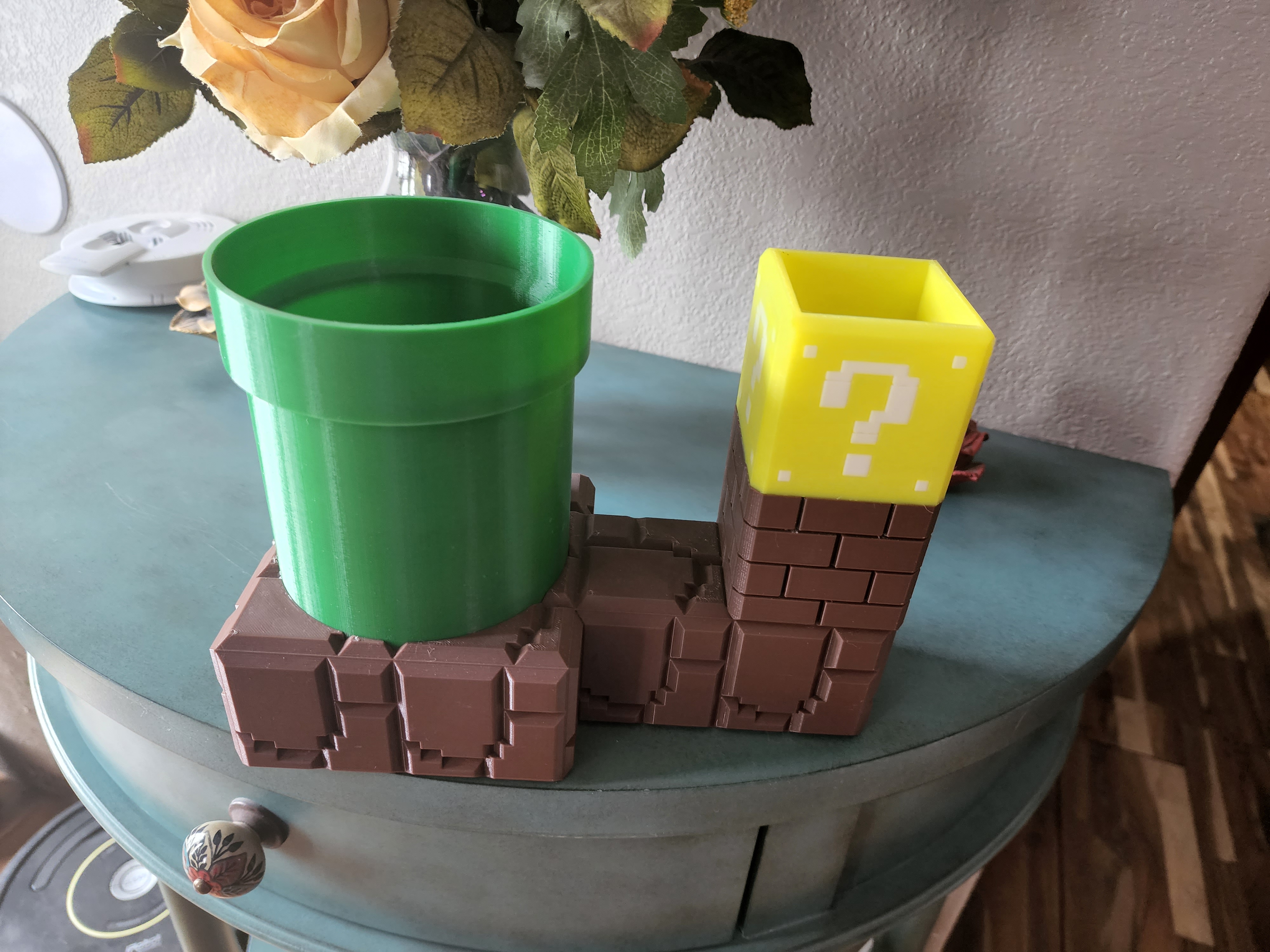 Mario pipe planter
