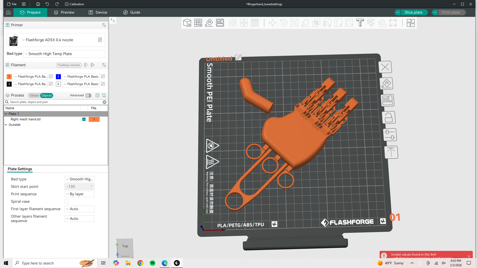 Mech hand