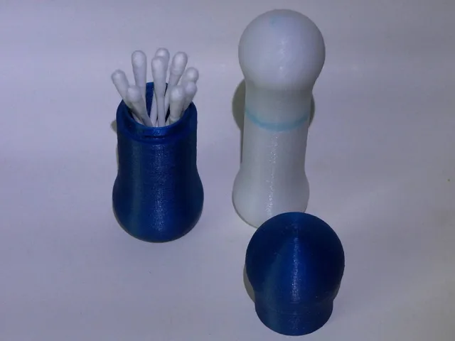 Cotton swab box