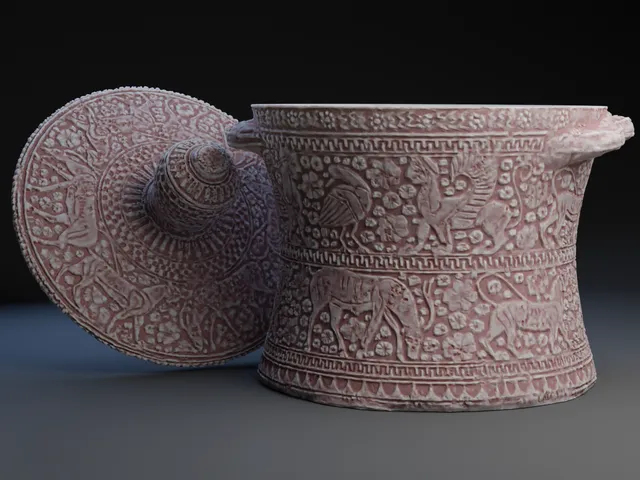 Corinthian Animal Style Pyxis
