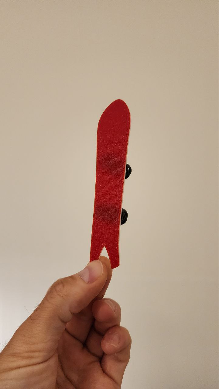 Miniatura 2 do modelo 3D Snowboard with bindings