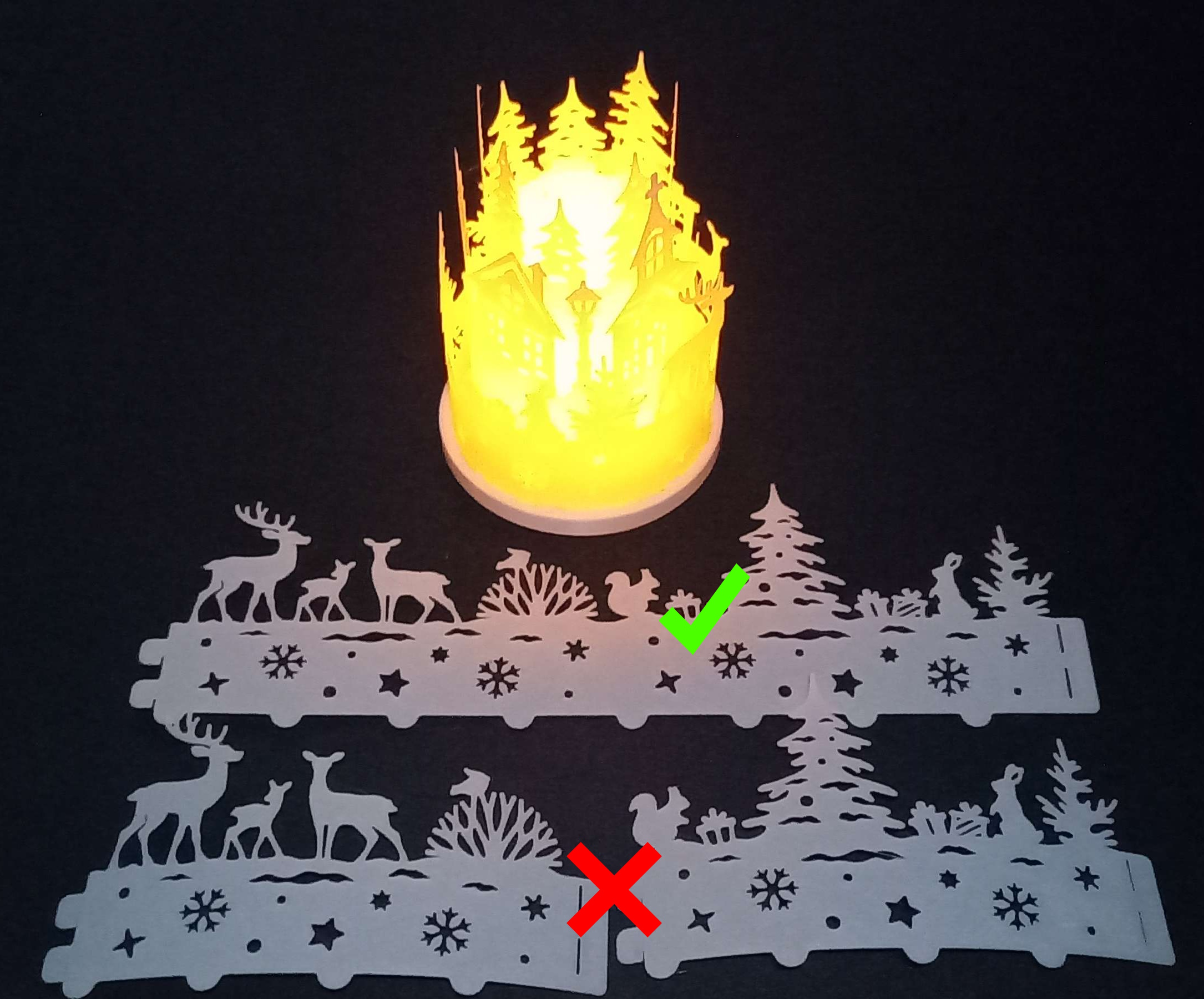 Christmas Lantern (remix: large outer scene, better base)