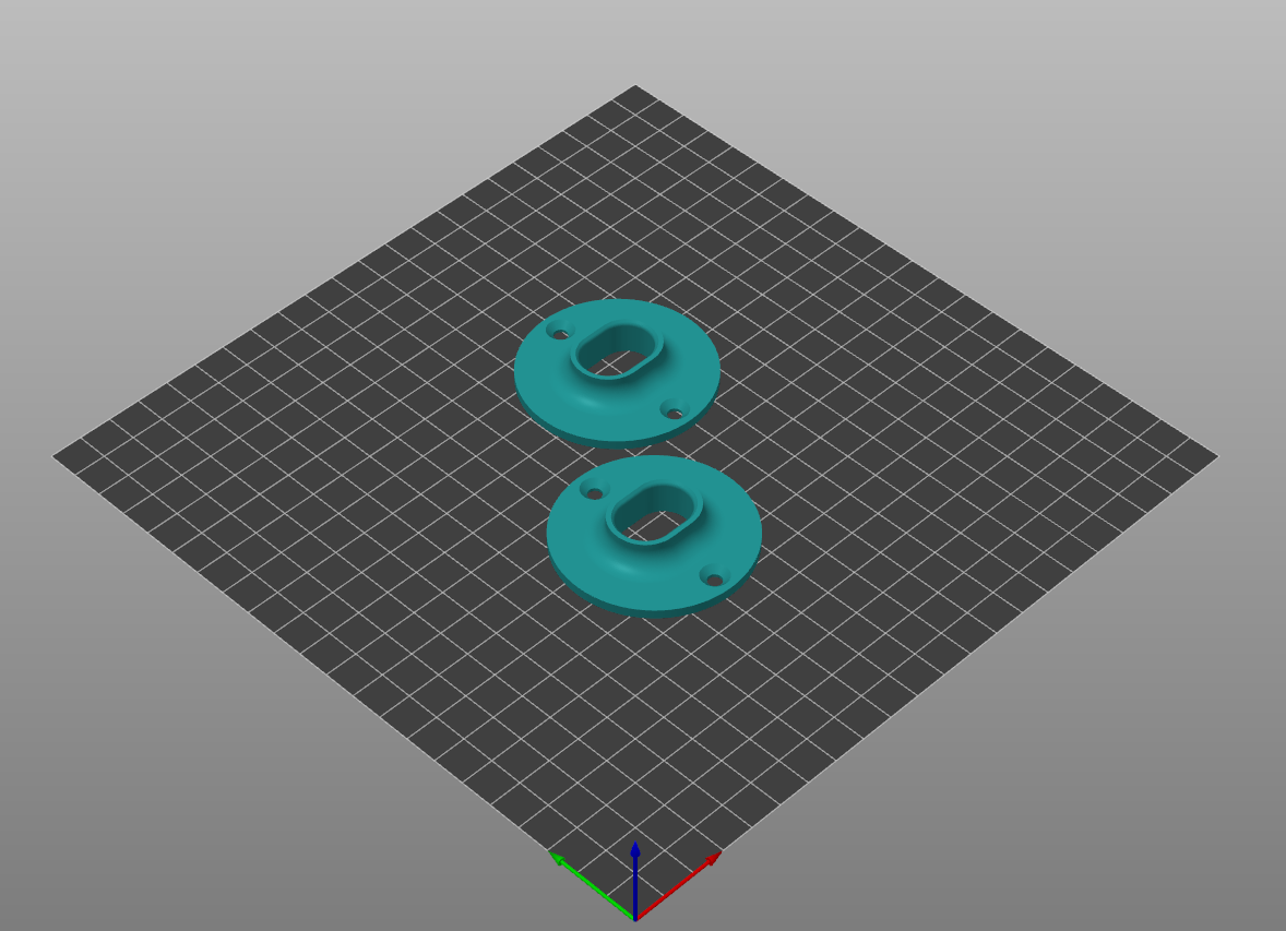 Wardrobe rod holder by Damian Breza Download free STL model