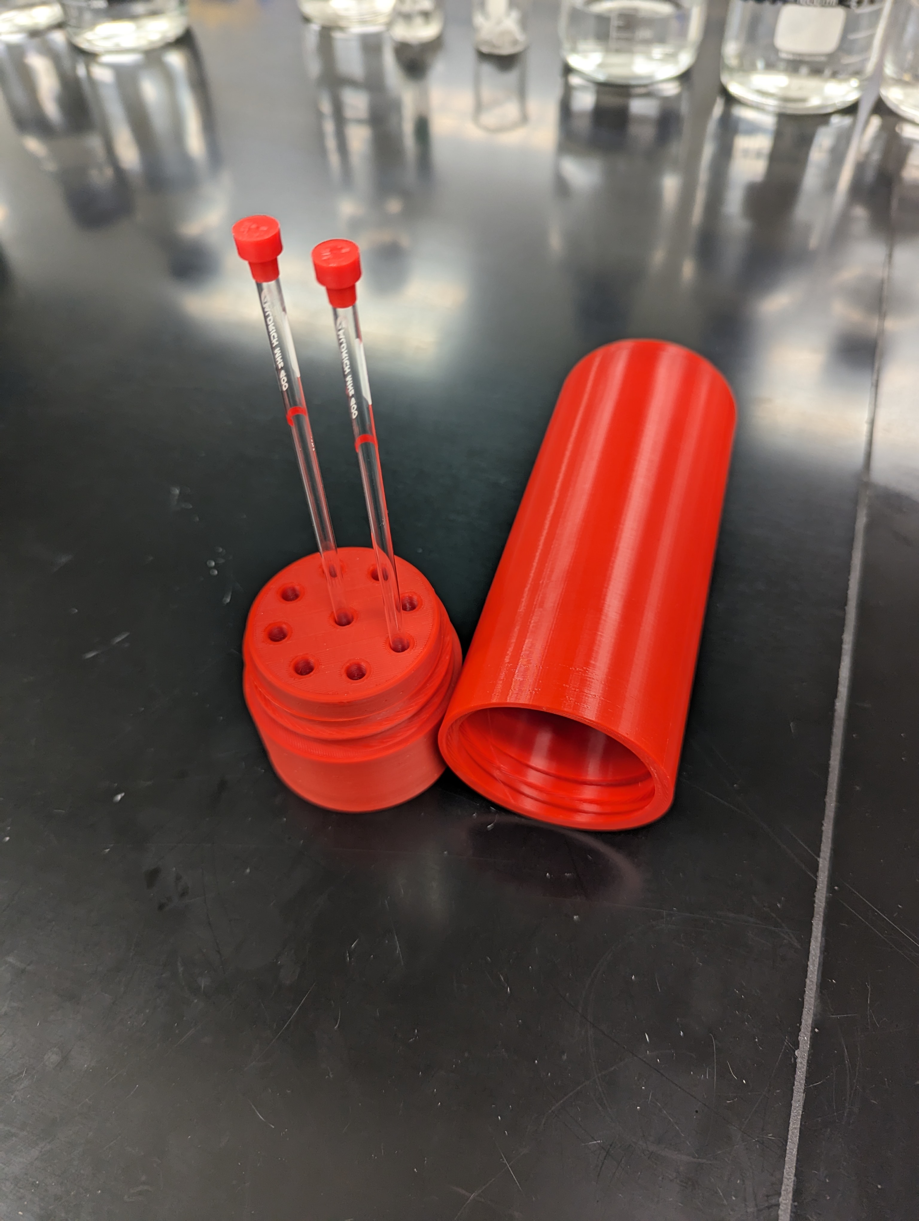 NMR Tube Case by EchoCranium Download free STL model