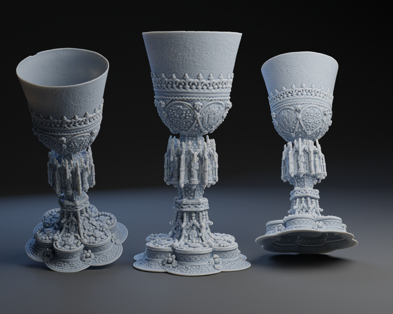Gothic Chalice. by Peter Farell Download free STL model