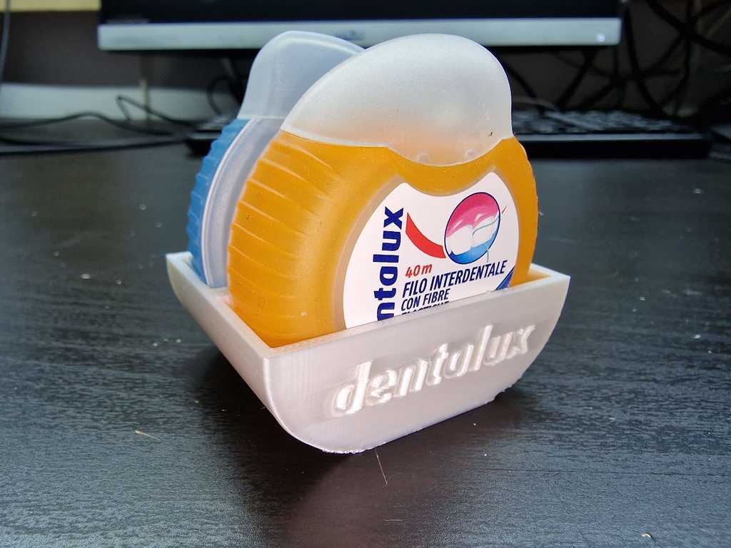 Porta filo interdentale Dental floss holder LIDL by DigiDavidex Download free STL model