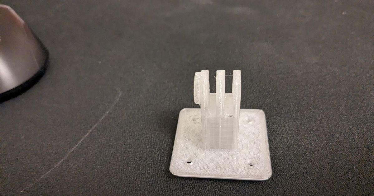 Extended GoPro mount on Gridfinity by _KaszpiR_ Download free STL