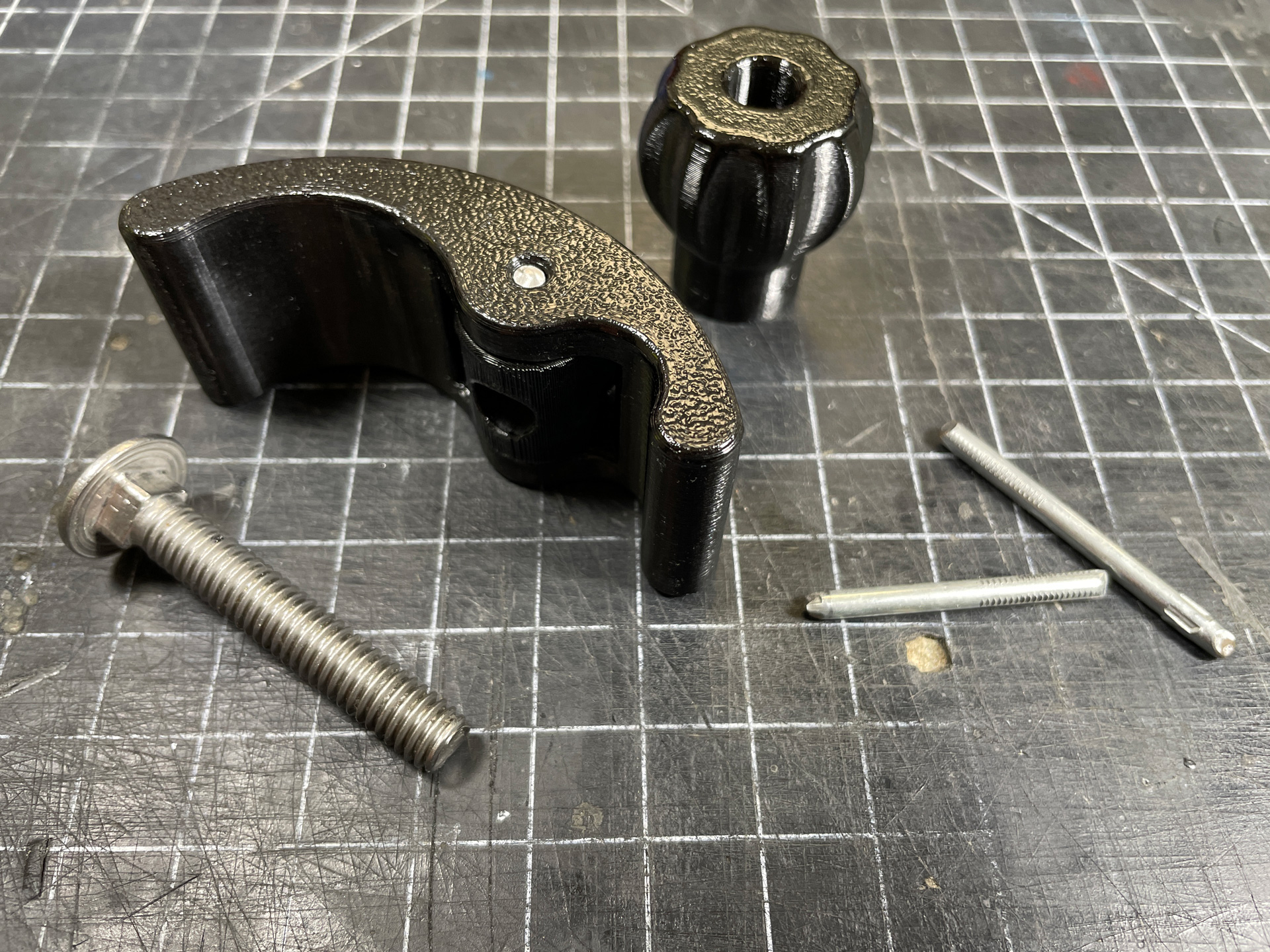 Carriage Bolt Holddown Clamp by spark Download free STL model