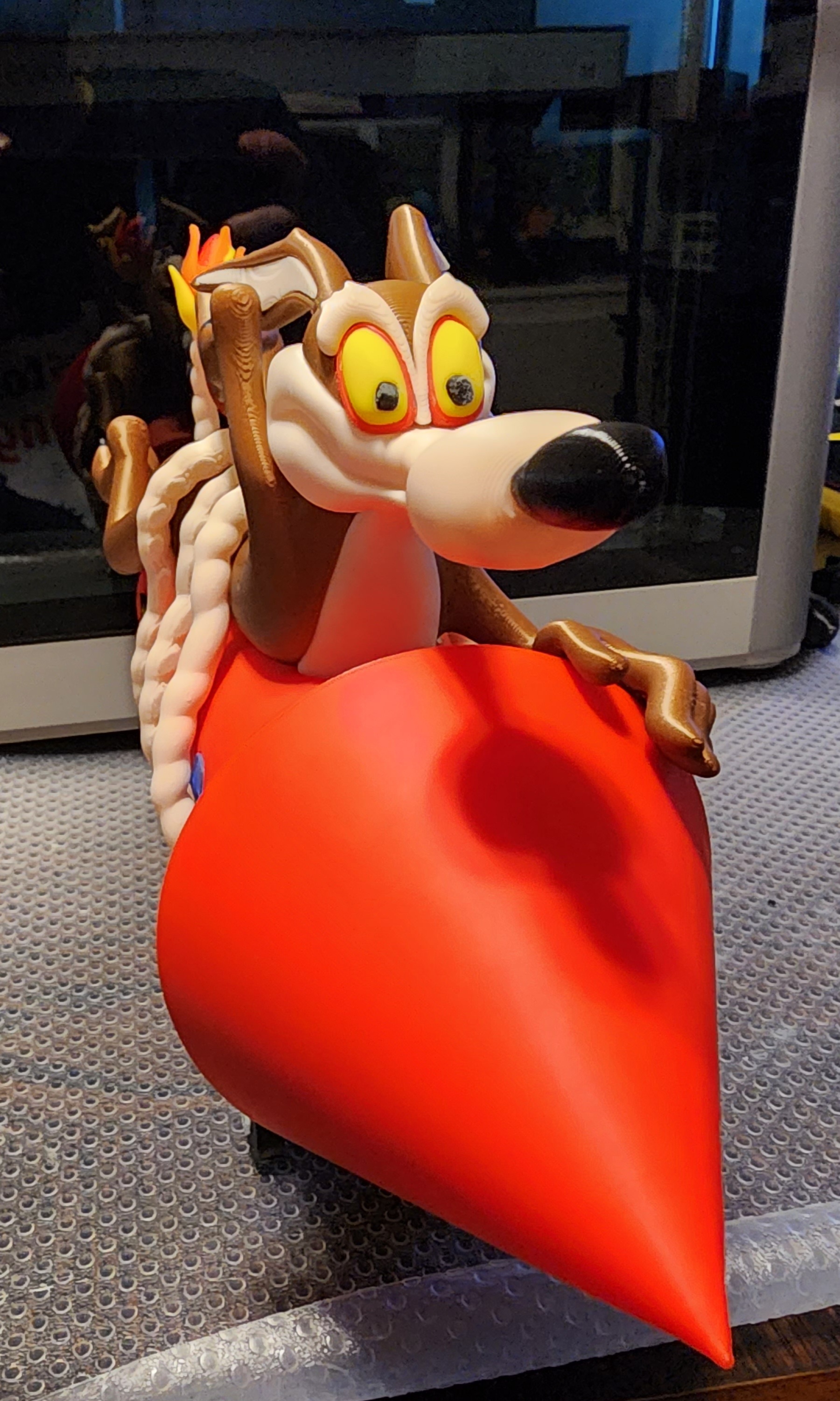 Wile E. Coyote (3MF Colors Grouped)