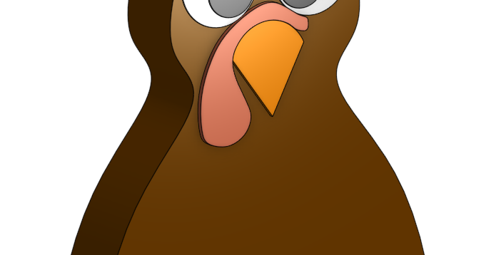 Cork Turkey Centerpiece - Separated by ajc317 | Download free STL model ...