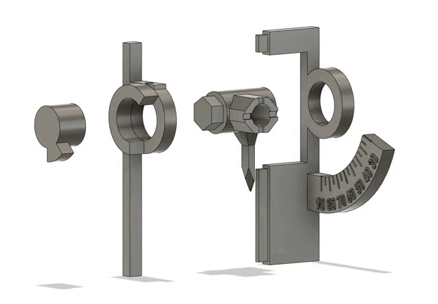 Adjustable drill angle guide — miniatura 3