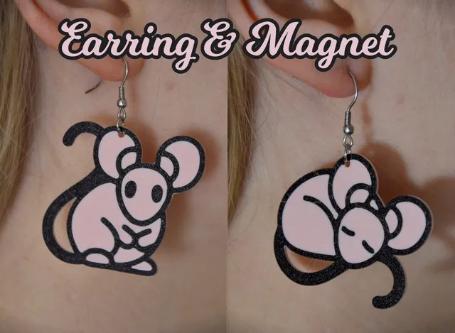 Nakke Earrings & Magnet