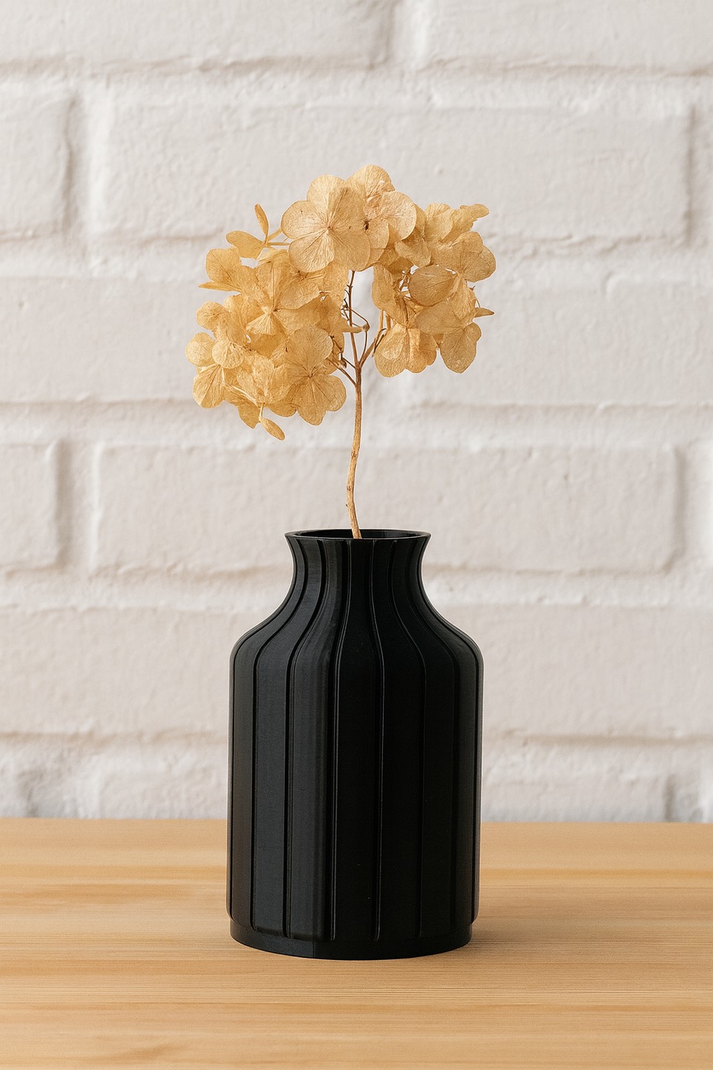 Bottle neck flower pot