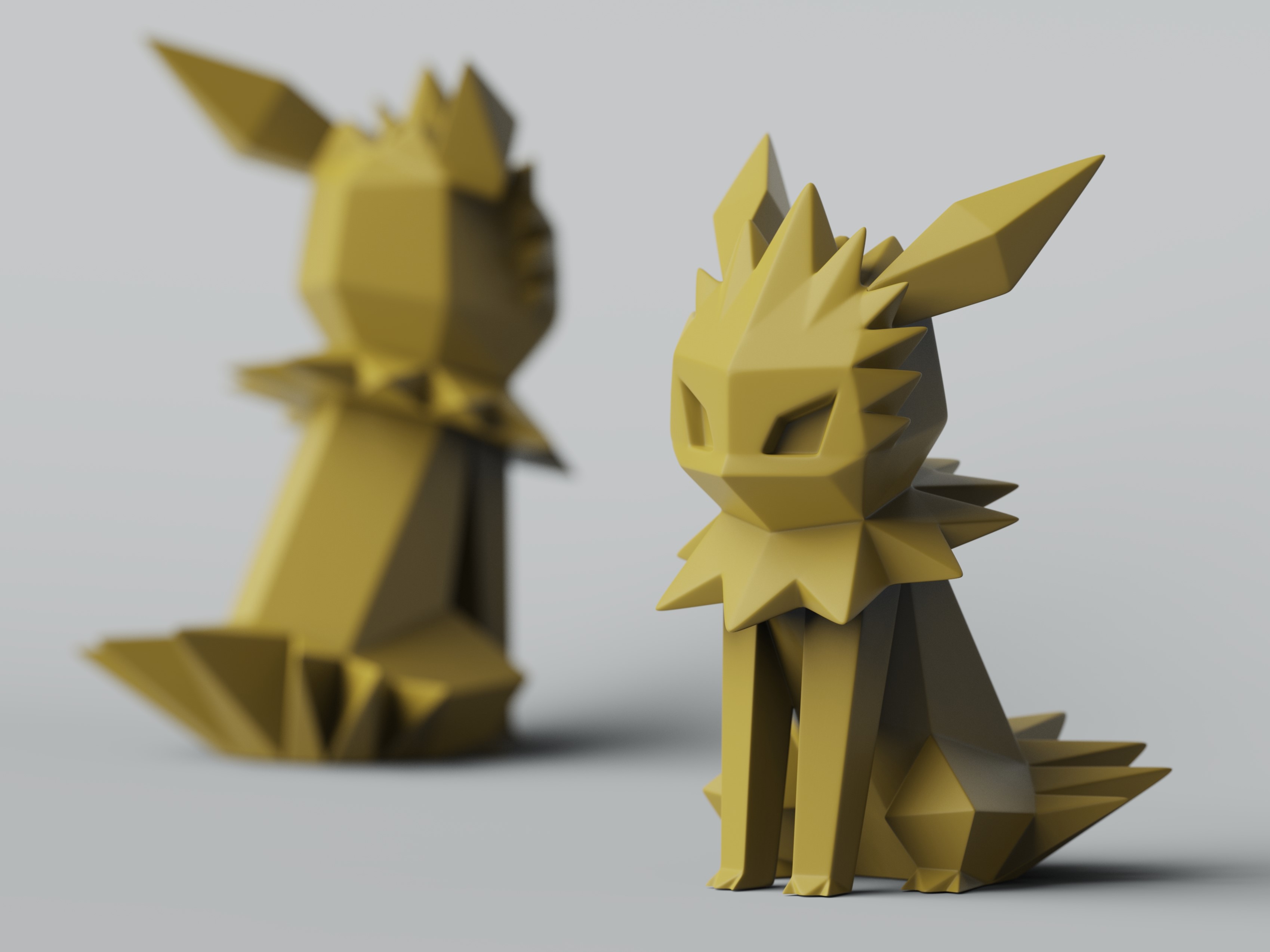 Low-poly Jolteon