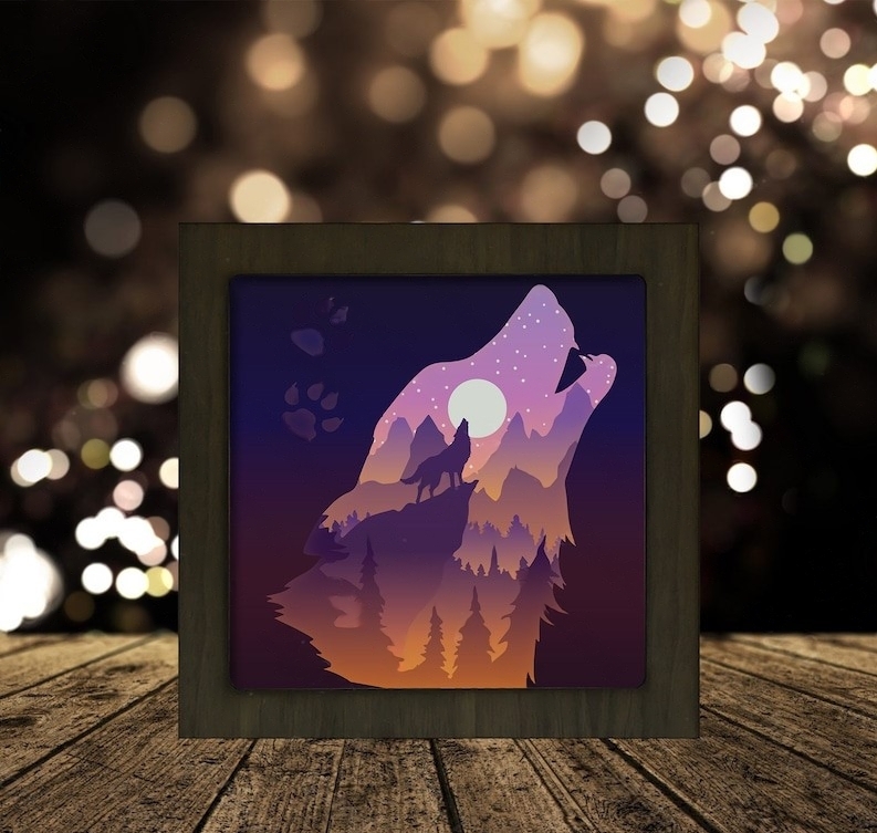 Wolf Square (The Call of the Wild) light box by tecnoculebras ...