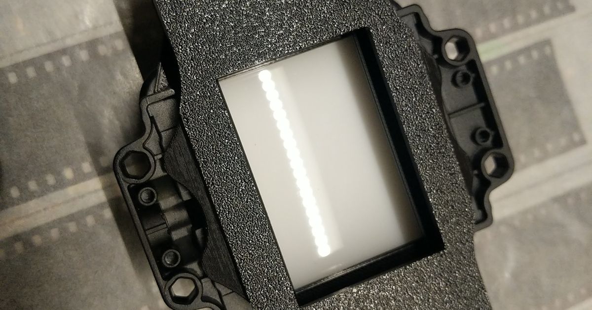 35mm Film Carrier for Full Border Camera Scanning tailored for "JJC