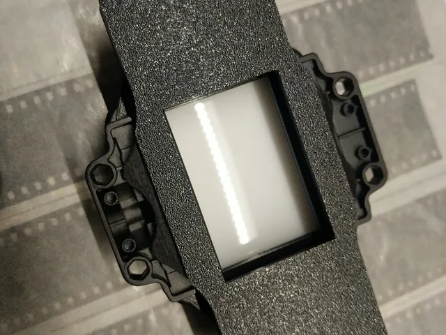 35mm Film Carrier for Full Border Camera Scanning tailored for "JJC Slide and Film Remake"