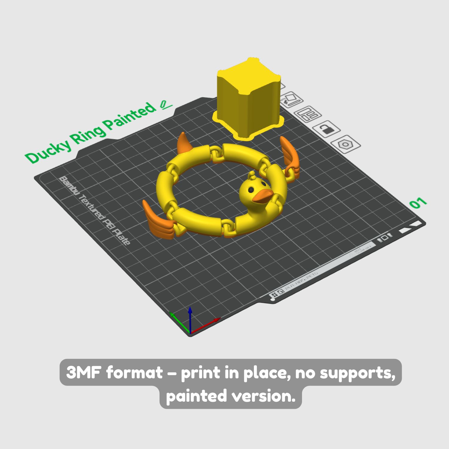 Flexy Duck Ring — thumbnail 4
