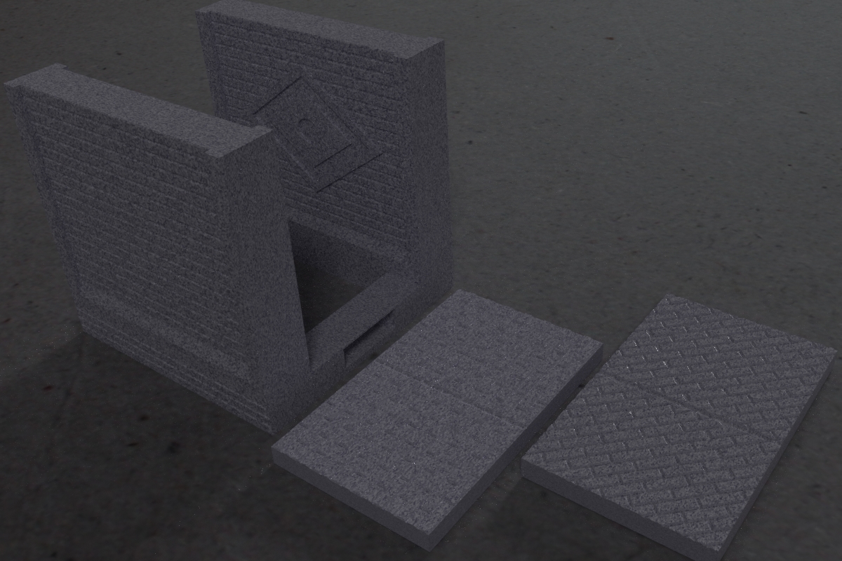 OpenForge2 Passage Modern BrickStone Raute
