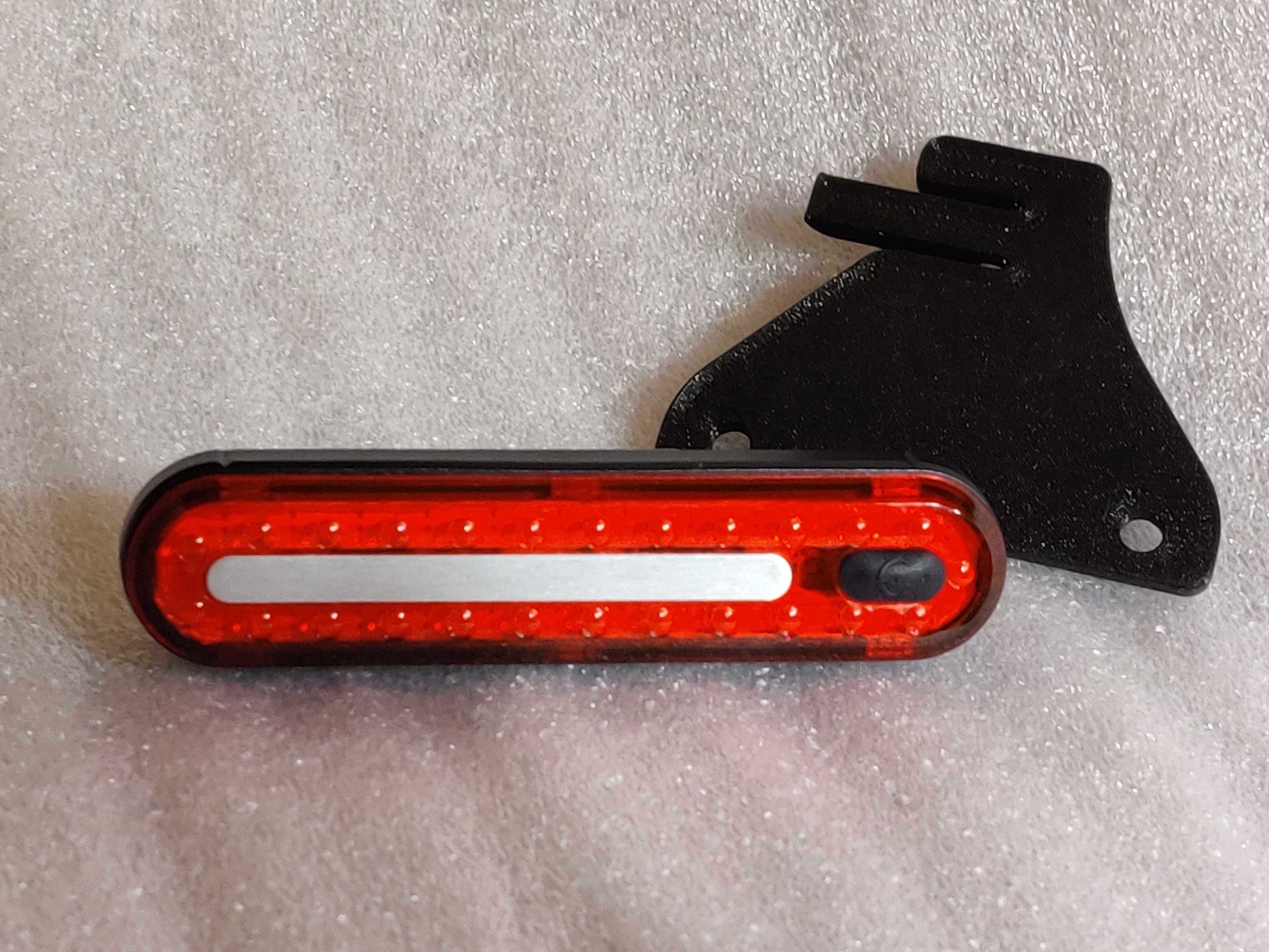 Bicycle Rear Lights Led Rack Mount Mount for a Fischer LED Bike Rear Light with Brake Indicator by Walter ...