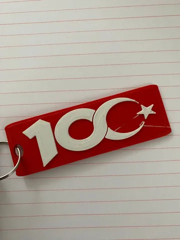 100 years of the republic keychain