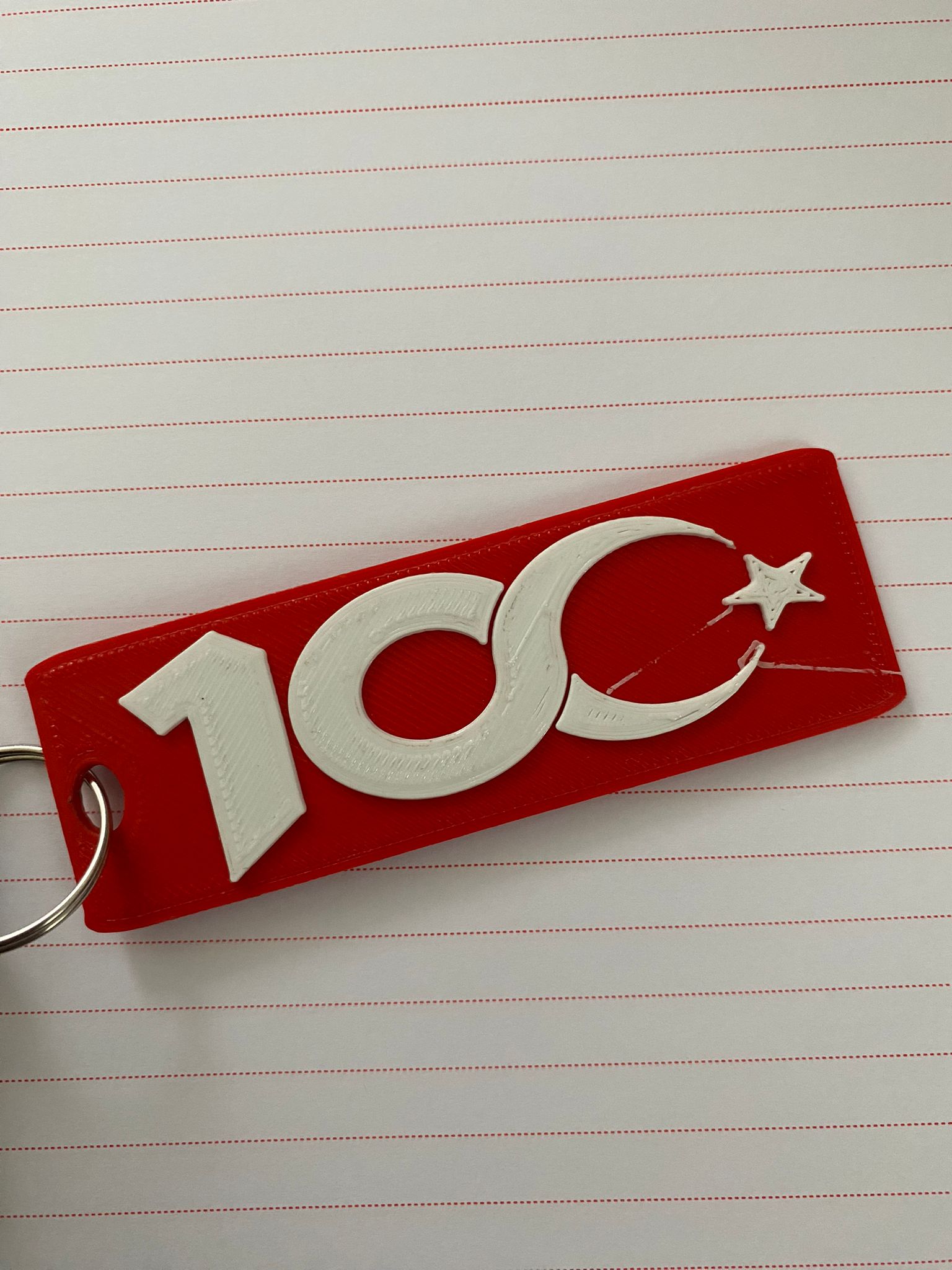 100 years of the republic keychain