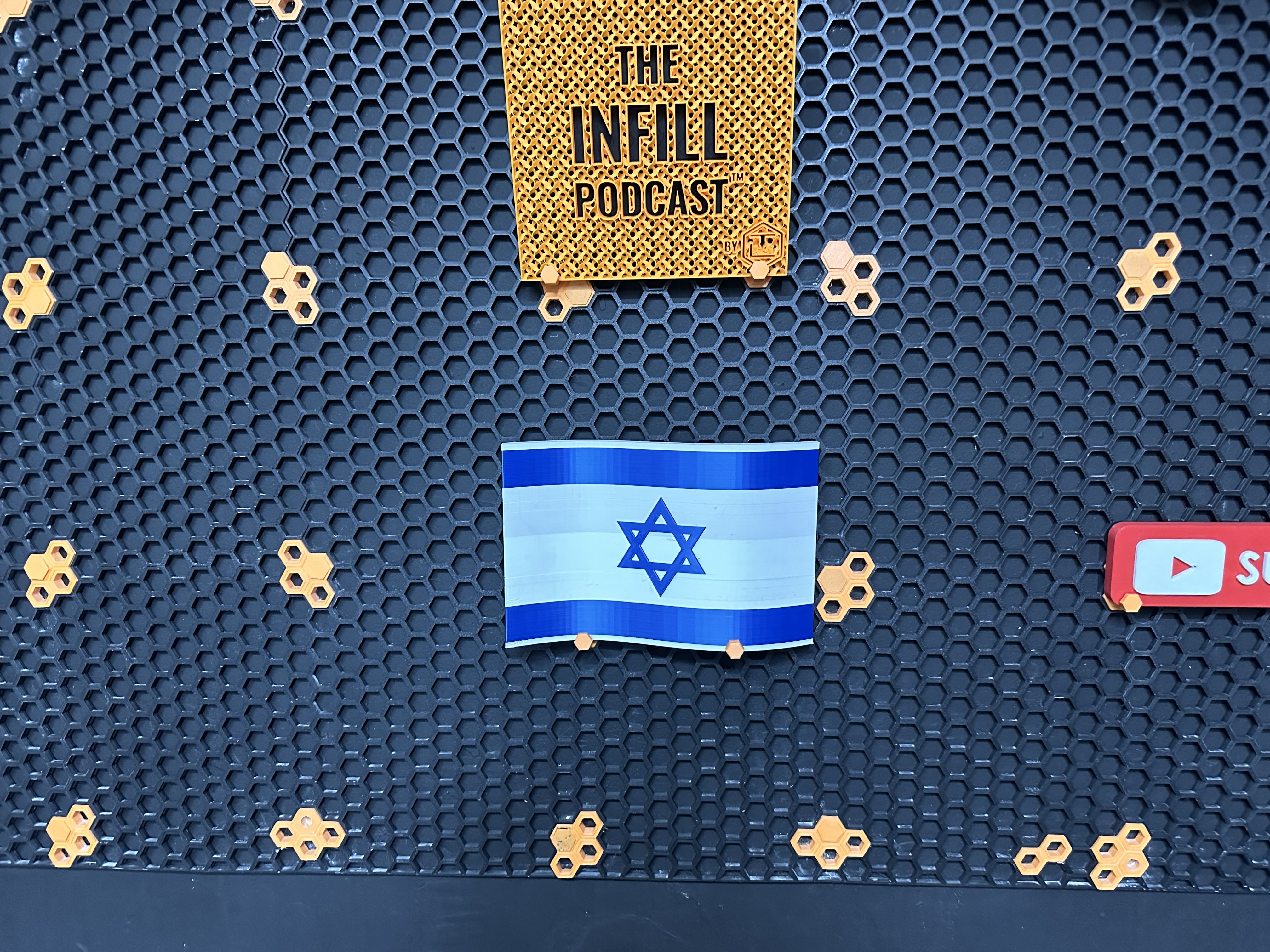 Waving Israeli Flag (Dual Color)