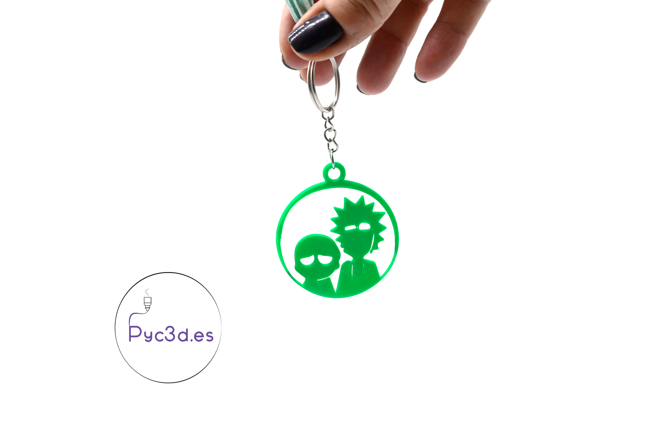 RICK AND MORTY KEYRING
