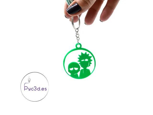 RICK AND MORTY KEYRING