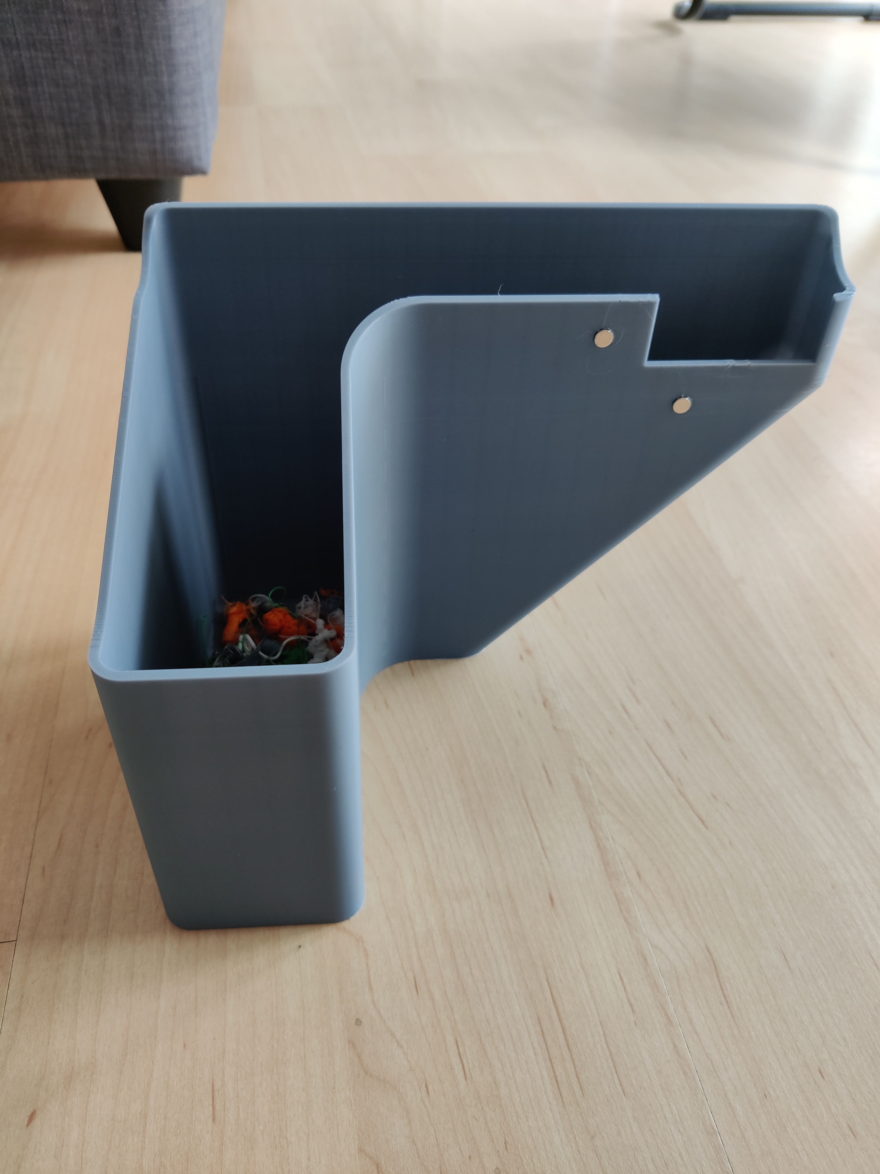 BambuLab poop chute + magnet hole
