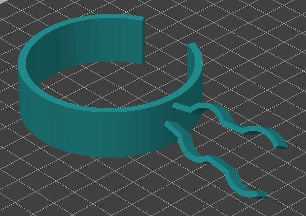 Dual Cigar Can Clip Right Handed