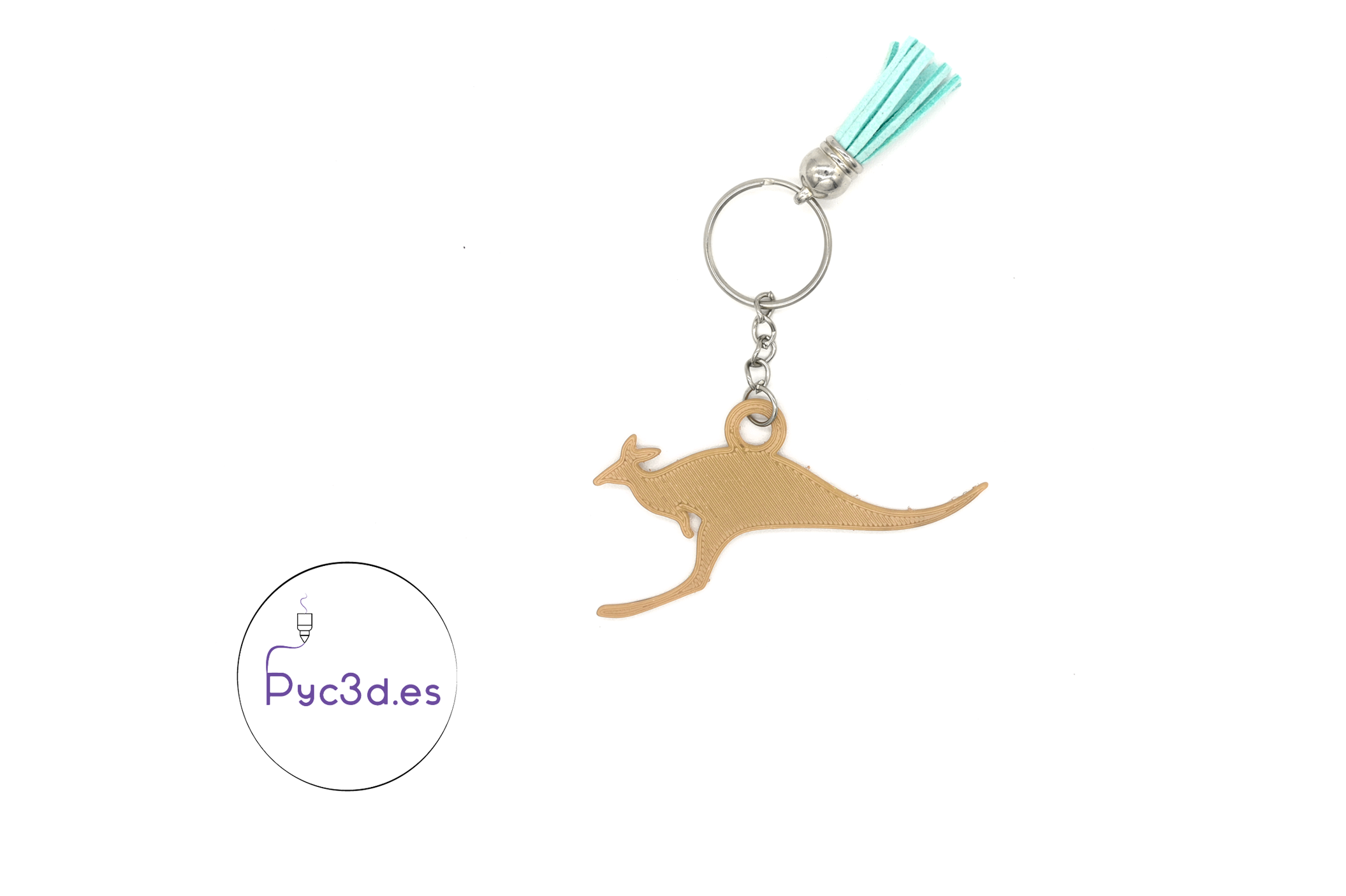 Miniatura 2 do modelo 3D KANGAROO KEYRING