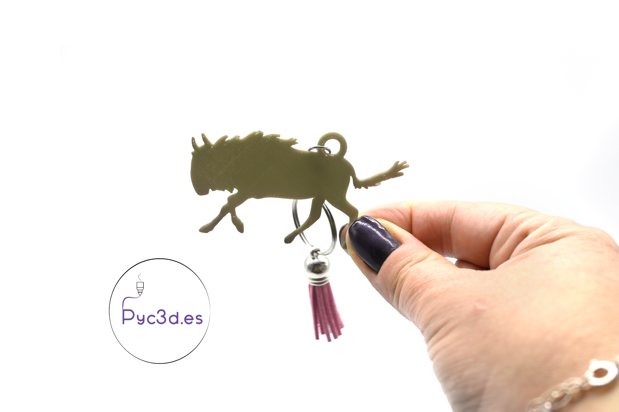 wildebeest-keychain-by-pyc3d-es-download-free-stl-model-printables