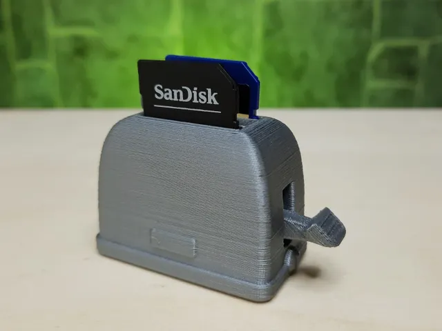 SD Card Toaster Print In Place