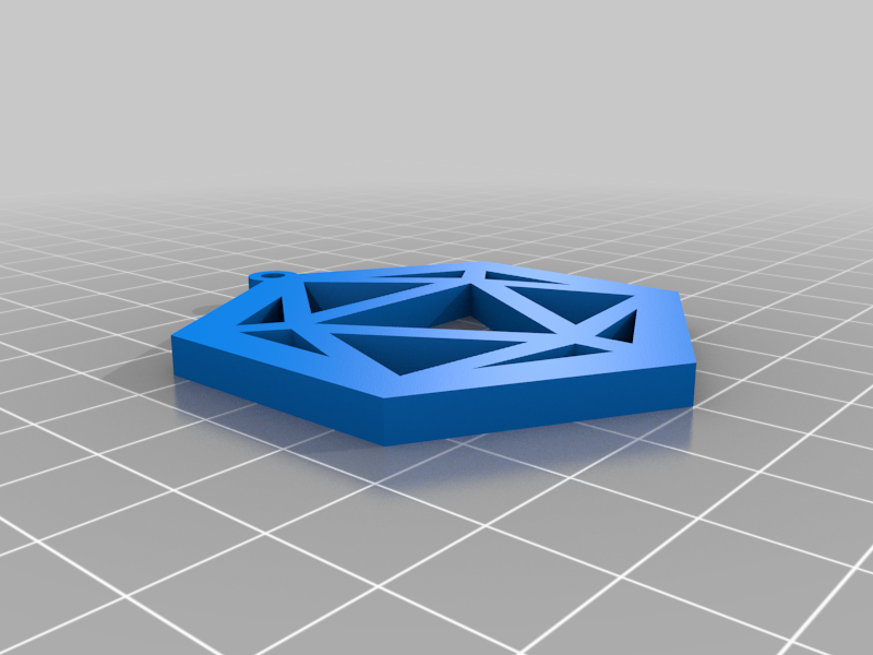 D20 Christmas Tree Decoration by PaulB Download free STL model