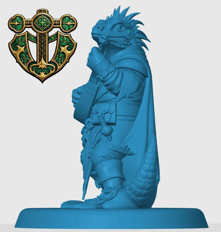 Lizardfolk Bard — miniatura 4