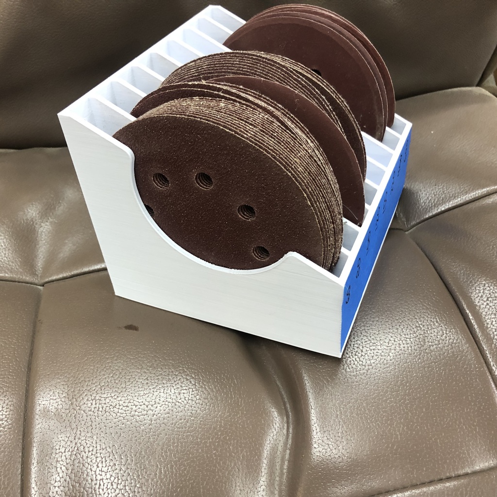 5 inch sanding disk holder by Gordyt47 Download free STL model