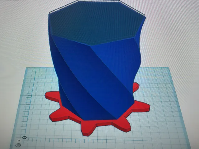VASO SEMPLICE CON BASE
