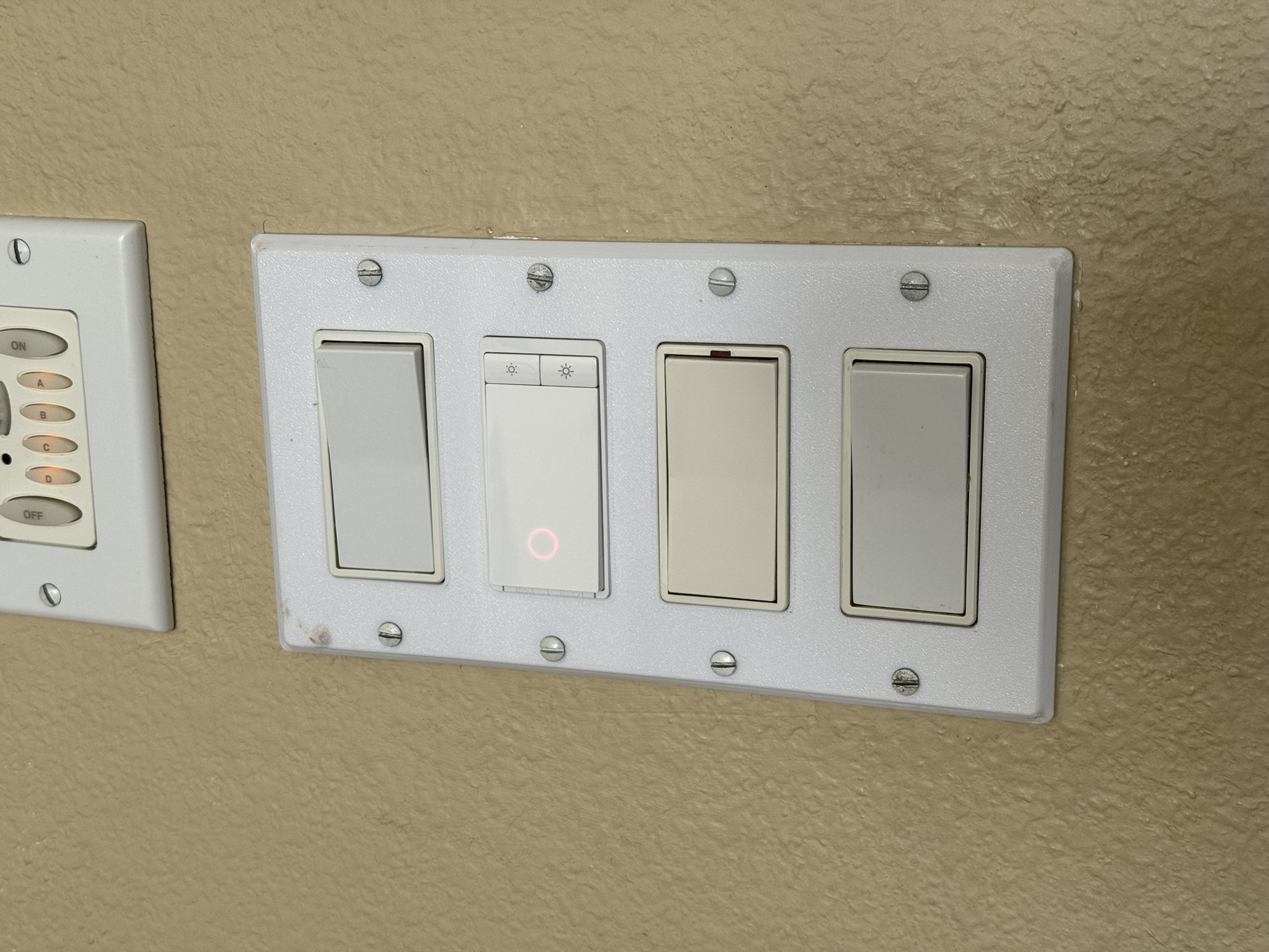 Decora wall plate - 4 Gang version by sgpdude | Download free STL model ...