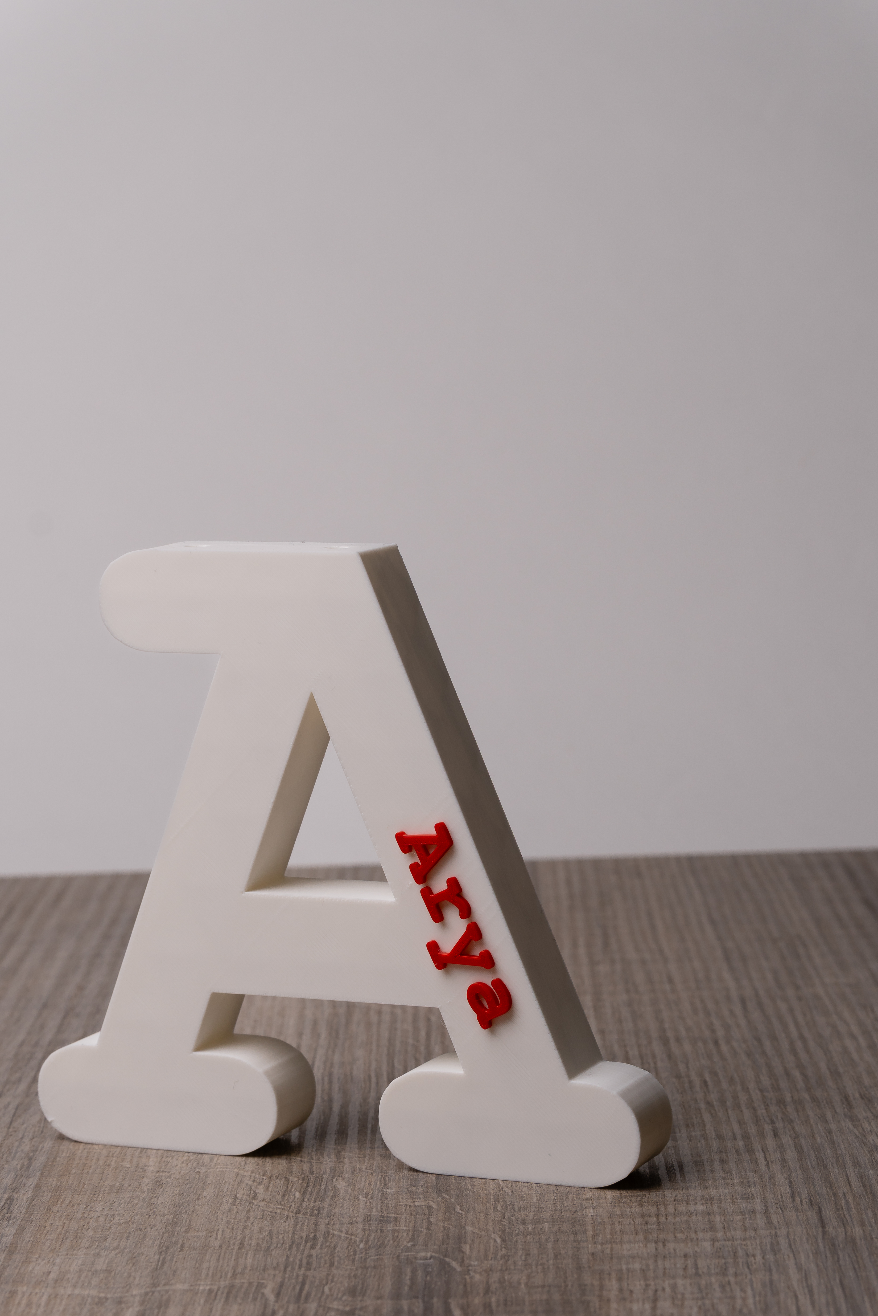 Alphabet letters with optional bunny ears