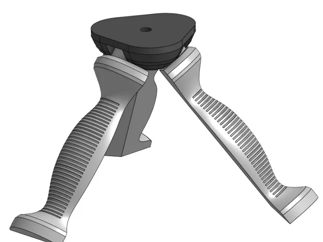 Fully print in place camera handle and tripod
