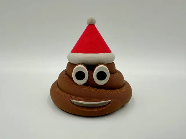 The Christmas Poop Emoji